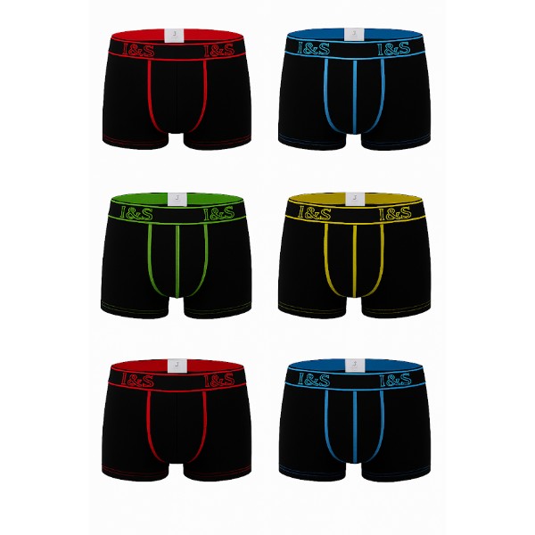 I & S  BOXER 6 PACK 
