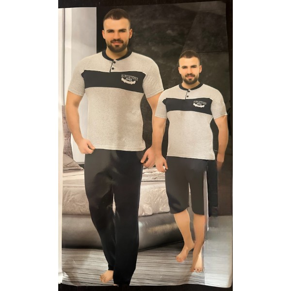 ΠΙΤΖΑΜΑ ΑΝΔΡΙΚΗ ΣΕ ΜΠΛΕ ΧΡΩΜΑ
